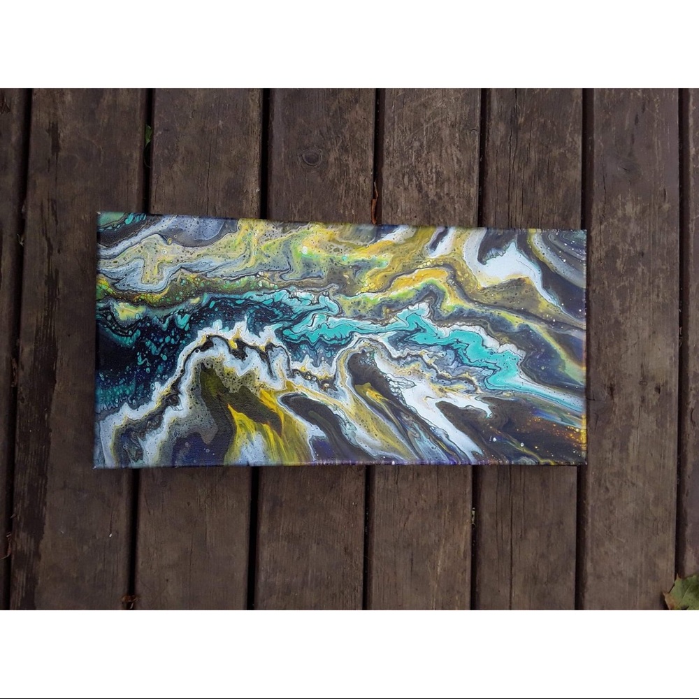 Original Acrylic Abstract Decor Art